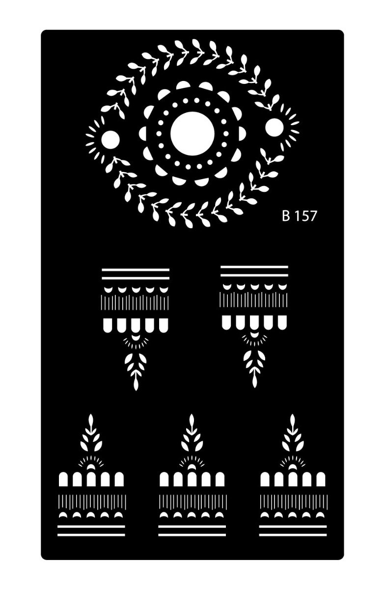 Part:01| Semi-Medium Size Mehedi Sticker