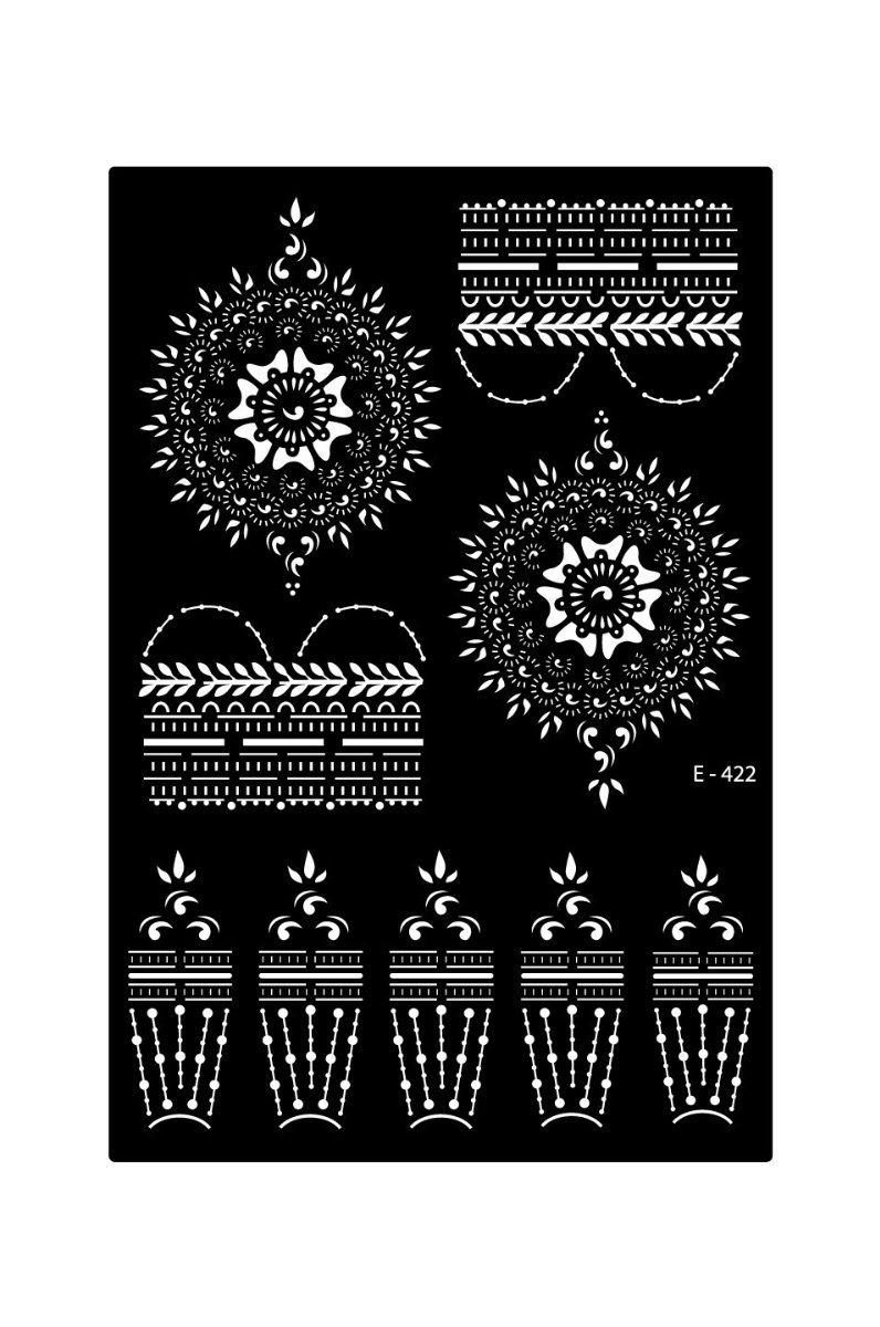 09|Semi-Bridal Mehedi Sticker