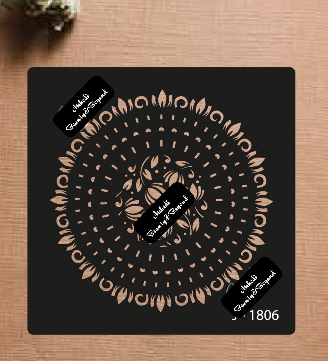 01|Mandala Design Mehedi Stickers