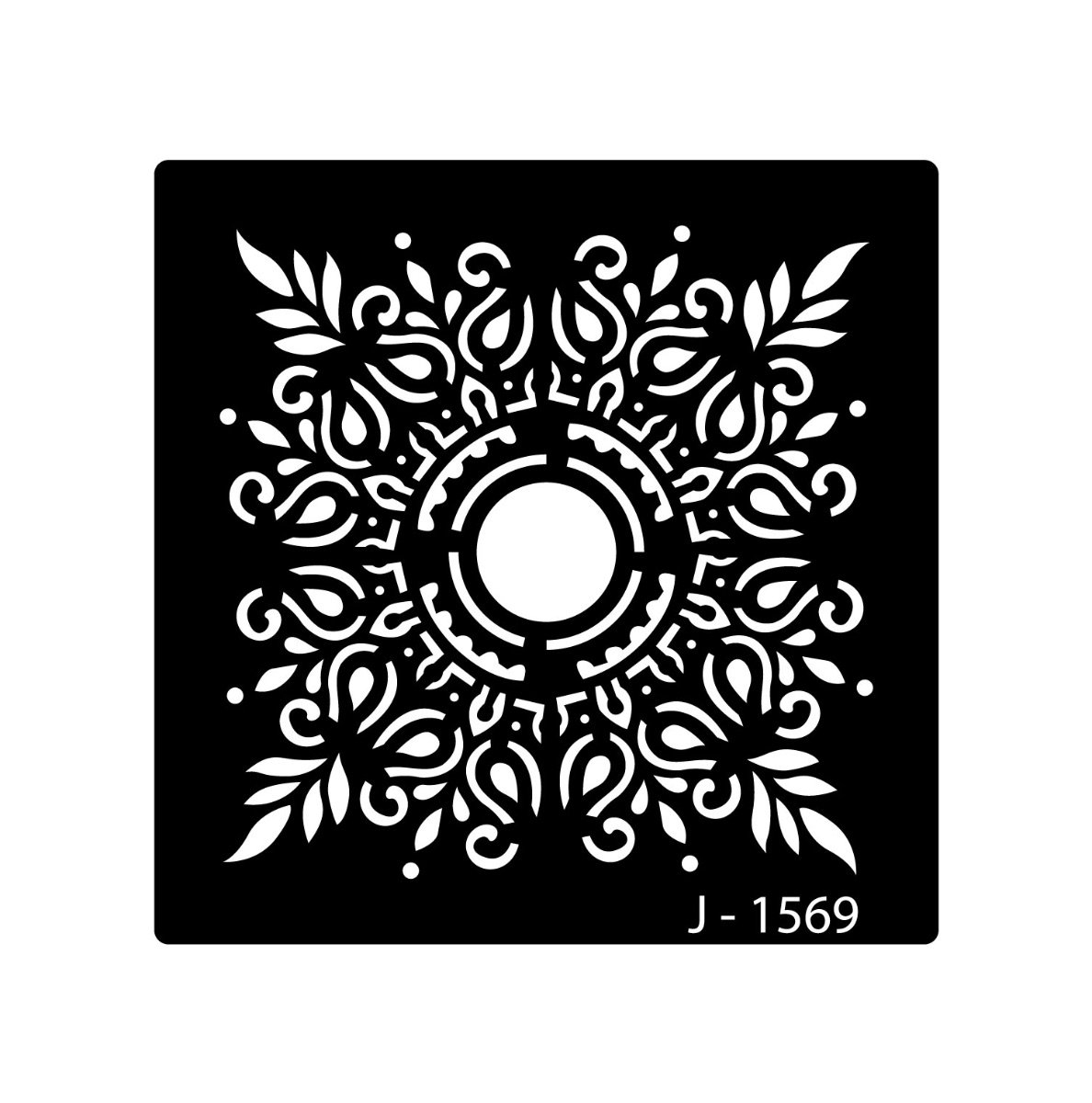 07|Mandala Design Mehedi Sticker