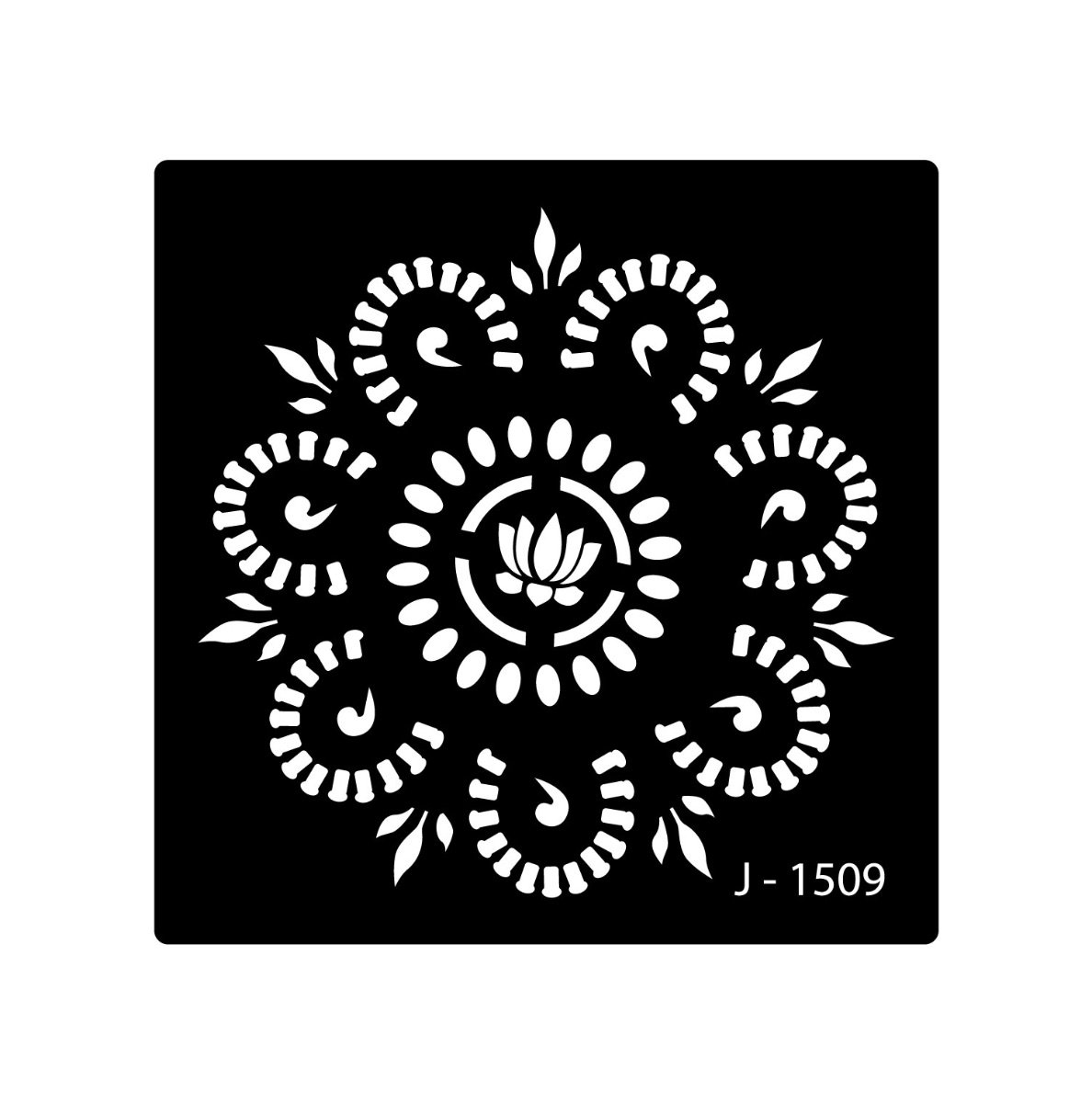 09| Mandala Design Mehedi Sticker