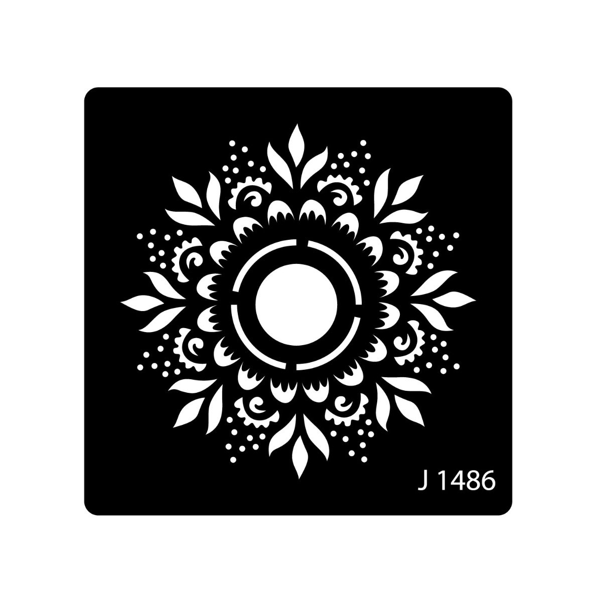 10| Mandala Design Mehedi Sticker